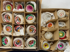 Reflexkugeln Christbaumkugeln Baumbehang Christbaumschmuck 20x GLAS ALT /11.9/3