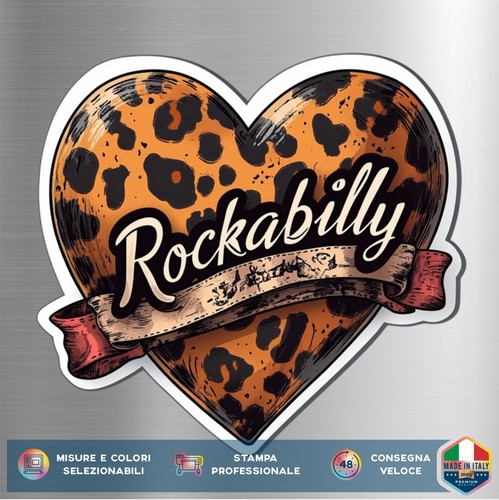 Rockabilly leopardenherz - rockabilly,