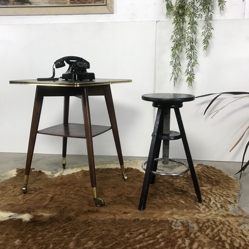 Vintage klavierhocker - vintage,