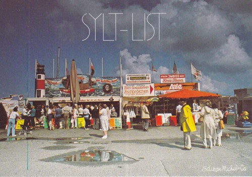 Alte postkarte sylt list - -, sylt-list