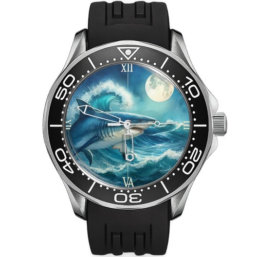 Shark deep blue ocean - deep, 1