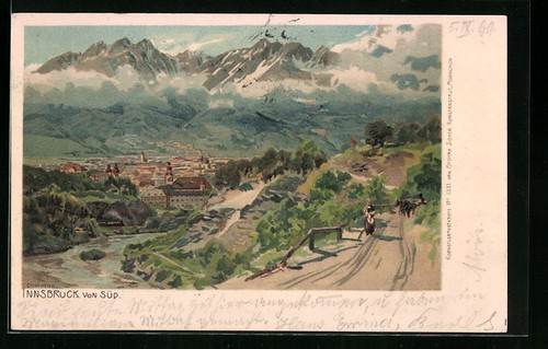 Künstler edward theodore - künstler-ak,