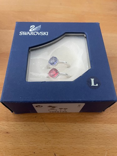 Swarovski lea pair rings - swarovski, of