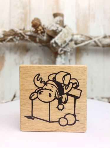 Motivstempel weihnachten elch - motivstempel,