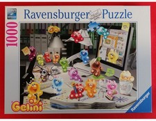 Puzzle Gelini Nachts im Büro