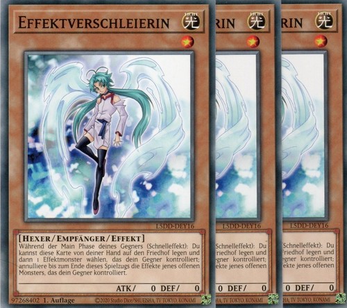 Yugioh effektverschleierin - yugioh, 3x