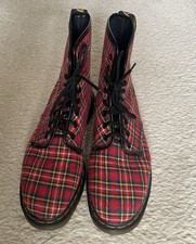 Dr Martens 8-Loch  Größe 8 kariert Made In England