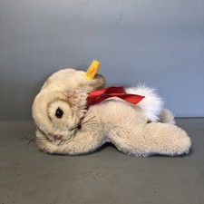 Steiff 5605/18 Hase liegend Hellbraun 23 cm Kaninchen "Floppy" Stofftier #B8