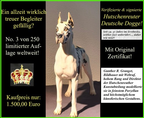 Hutschenreuther dogge - hutschenreuther,