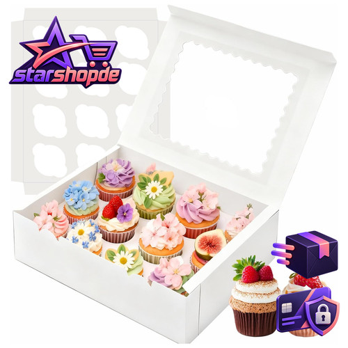Kuchen transportbox 6er pack - transportbox,
