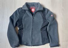 Wellensteyn Jacke Arosa MicroFleece S 36 38 Fleece grau schwarz NP 149 Euro