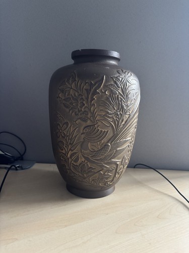 Große schwere gusseisen vase - große,,