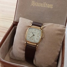 Hamilton Art Deco - Kal.987A - 10K Rolled Gold