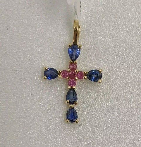 18k gold anhänger kreuz - anhänger.,