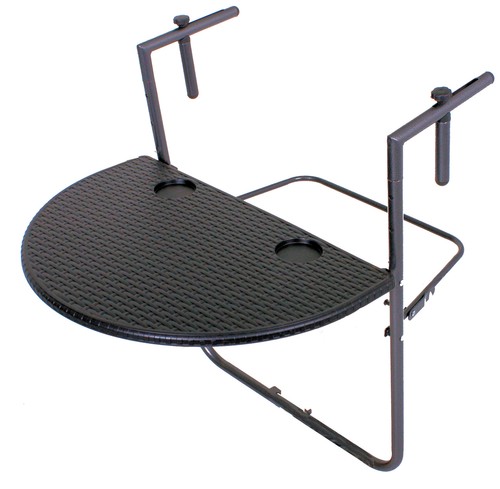 Balkontisch rattan optik - balkontisch,