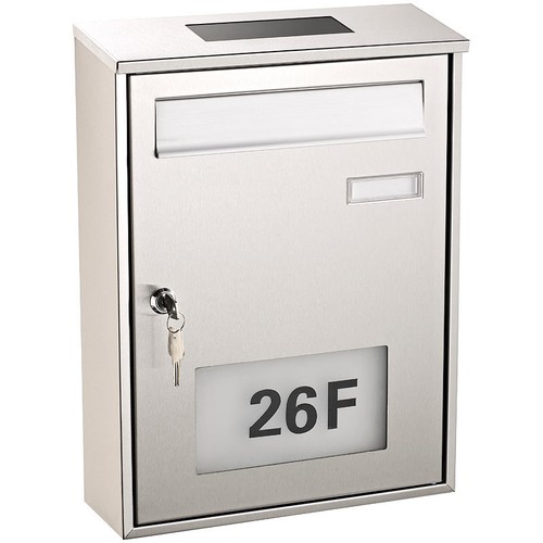 Lunartec edelstahl briefkasten - lunartec, edelstahl-briefkasten
