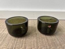 2 Iittala Valkea Windlichter, 6 cm, Moosgrün