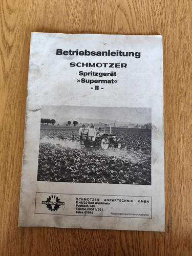 Schmotzer spritzgerät - schmotzer,