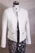 Damen Orsay Jacke Blaser Weiß 36