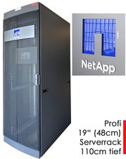 19" 48cm 42U NETAPP RITTAL SERVERSCHRANK NETZWERKSCHRANK 110cm TIEF & SCHÖN S21