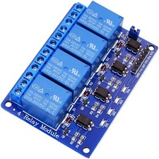 4-Kanal Relais 5V/230V Optokoppler Modul Channel Relay für Arduino Raspberry Pi 