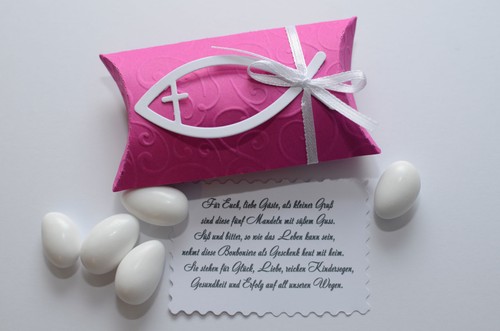Gastgeschenk pink mandeln - n.4,