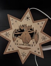 Fensterbild weihnachten Holz