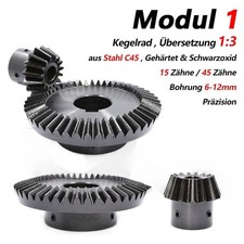 Modul 1 Kegelrad Zahnrad aus