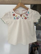 Mädchen Sommer Bluse Landhaus