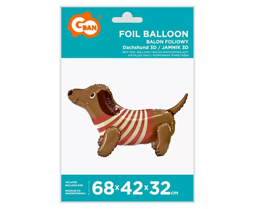 Balon fol 68cm - 3d, go