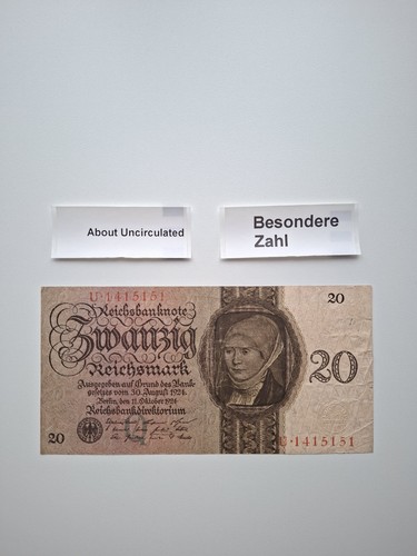 Reichsmark 1924 deutschland - 20,