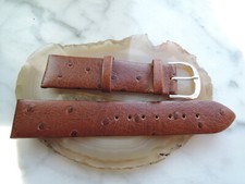 Leder Uhrenarmband Ersatzband brau 20 mm  n54