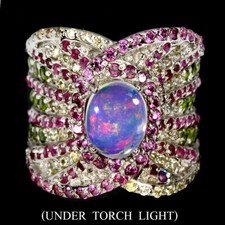 925 Sterlingsilber Ring Ovaler