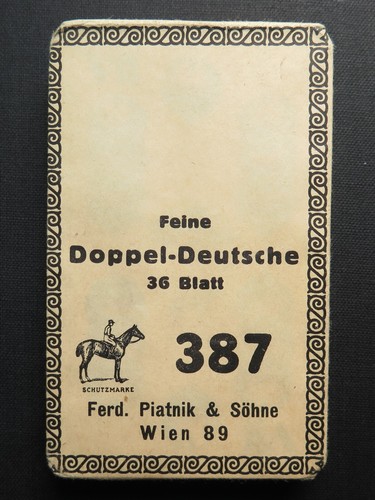 Vintage spielkarten piatnik - vintage,
