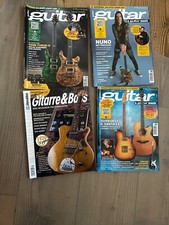 Musik-Zeitschrift: Guitar + Gitarre & Bass (4 Hefte)