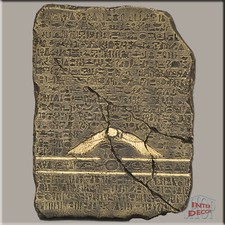 Relief Wandrelief Wandbild 3D Bild Ägyptische Tafel Skulptur Antik Kunstharz