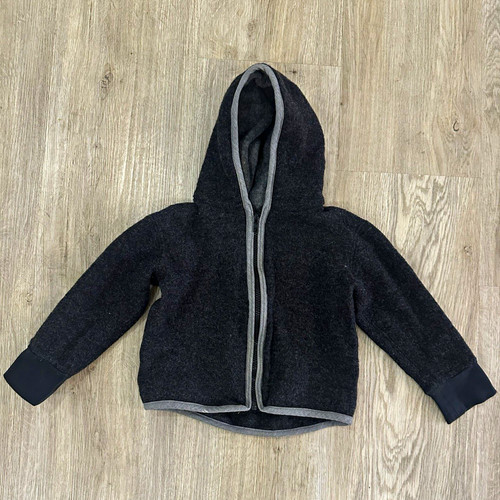 Unisex kinder wollwalkjacke - kinder,