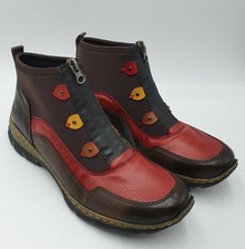 Rieker Schlupfboots Stiefelette Schuhe Sneaker Braun 41 B21