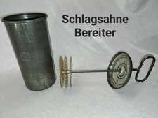 Franke Sahneschläger Deutsches Reich Metall Blech Sahnezauber D.R.G.M. alt RAR