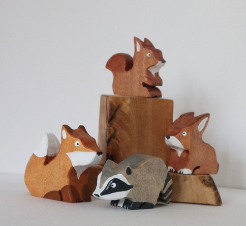 Montessori holztiere waldtiere - montessori,