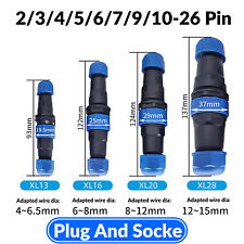 1 Stück IP68 Wasserdicht Stecker & Buchse Rundsteckverbinder 3/4/5/6 polig