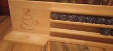 Regal für Tchibo Cafissimo Kapseln Holz Wandregal Kaffeetabs Küche