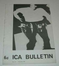 INSTITUTE OF CONTEMPORARY ARTS - ICA BULLETIN No. 141 - NOVEMBER 1964