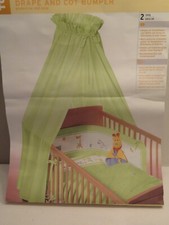 Himmel für Kinderbettchen grün auf 60 Grad waschbar und trocknergeeignet NEU