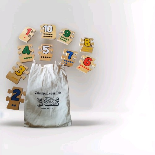 Holz puzzle zahlenpuzzle - holz,