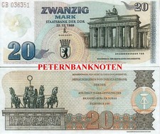 DDR  20 Mark  1989