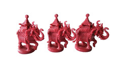 Herr der Ringe Der Ringkrieg Spielfigur - 3 Mumak der Harad Elefant Figuren