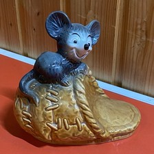GOEBEL Maus auf Hausschuh