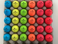 30 Wilson Staff DX2 Soft-Golfbälle bunt (AAAA) in Top-Zustand - keine Lakeballs!