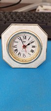 Vintage 80er Jahre Achteckige Reiseuhr Quarz Analog